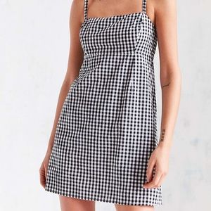 Urban Outfitters gingham black and white dress